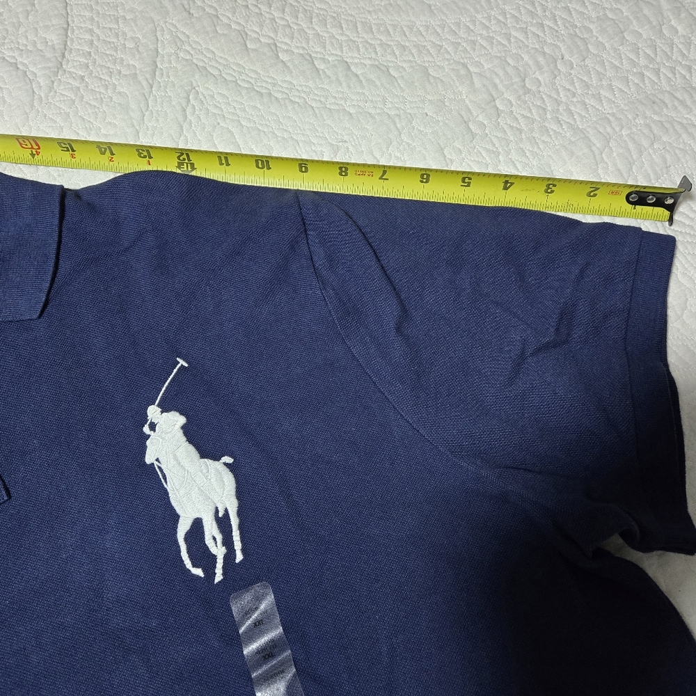 Polo by Ralph Lauren ~ Polo Shirt ~ Big Pony ~ Navy Blue XXL/TTG - Picture 8 of 8